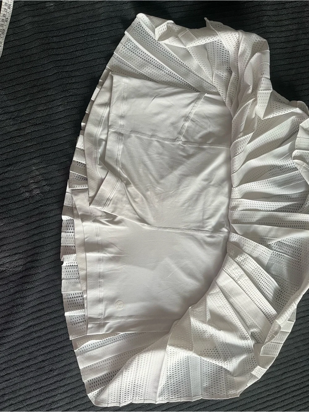 Pleated Open-Knit High-Rise Tennis Skirt | Lululemon | Size 14